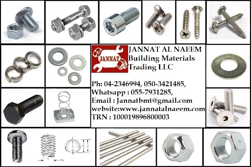 Jannat Al Naeem Building Materials Trading LLC — Fasteners Fixings in Sharjah, Al Nahda - Image 3