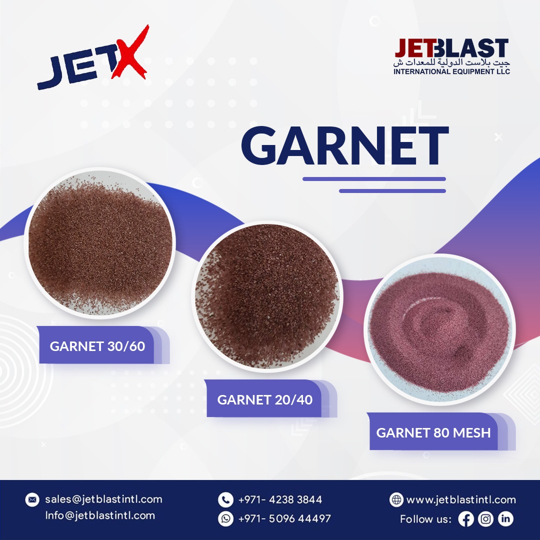 Best Garnet Suppliers in Dubai – JetBlast Delivers Quality You C