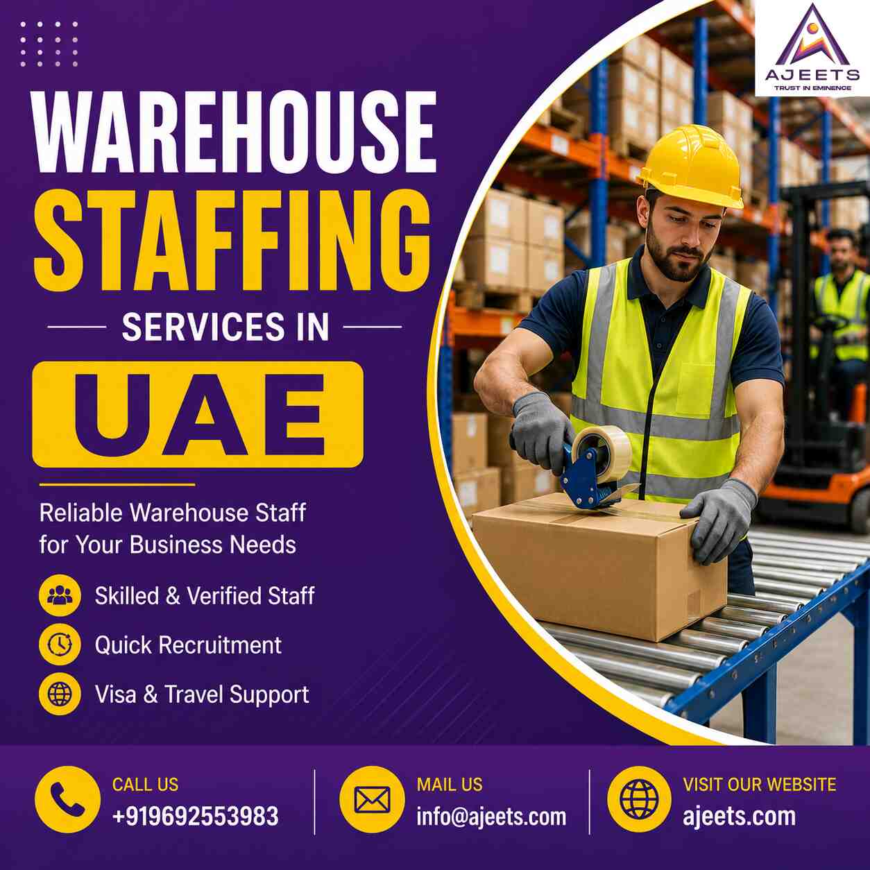 Logistics Recruitment Agency in UAE – Hire Skilled Logistics Staff Worldwide
