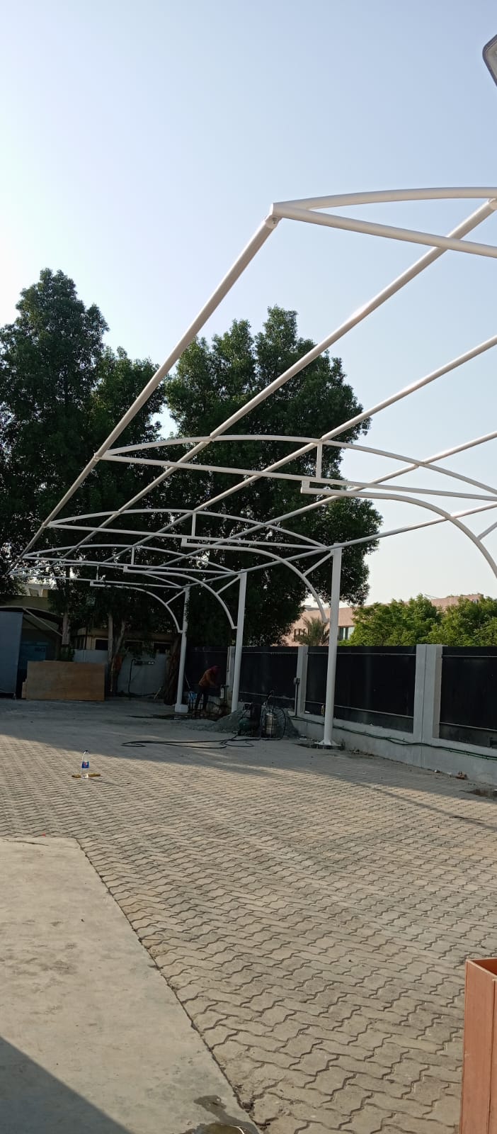 Car Park Shades Installation in Dubai Slicon Oasis - Image 4