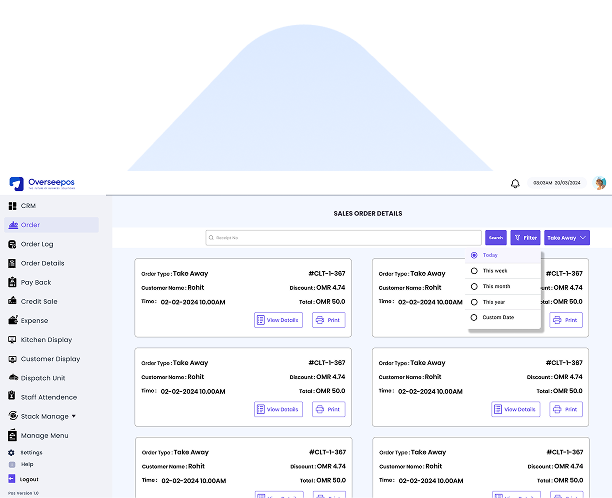 Restaurant Management Software UAE | Overseepos 