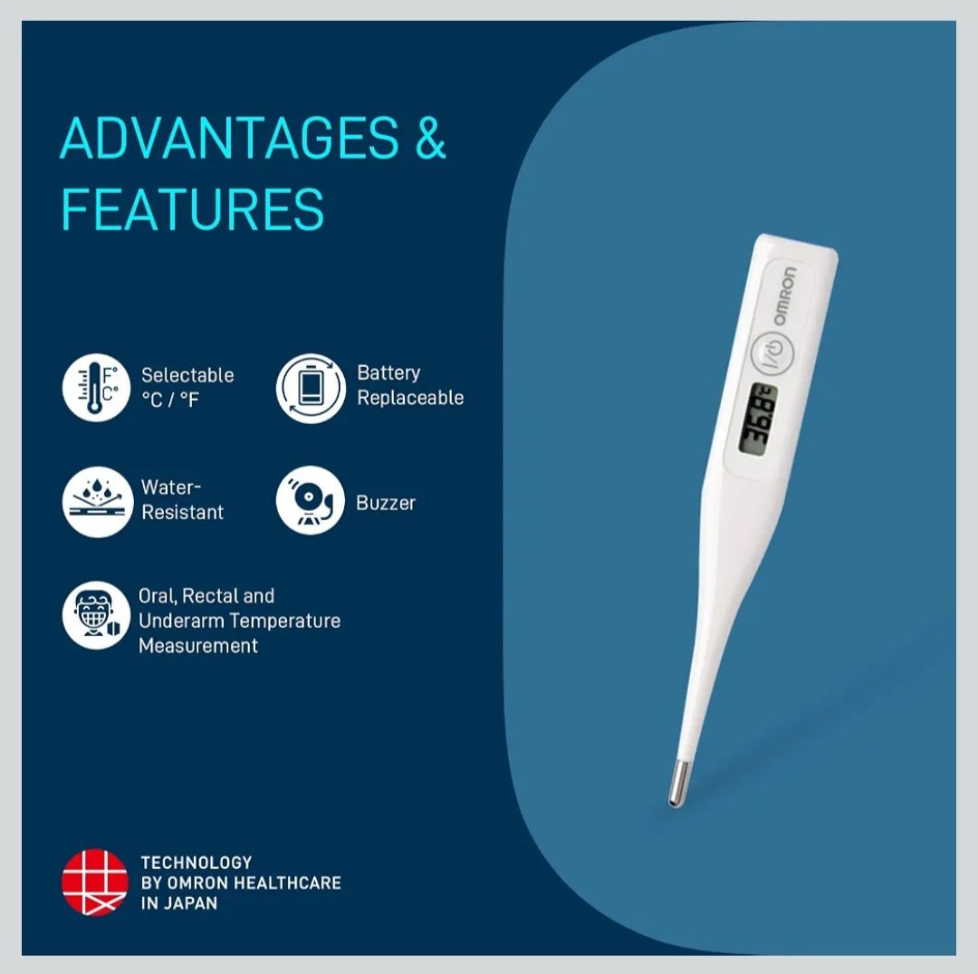 Omron digital thermometer MC-246 - Image 2