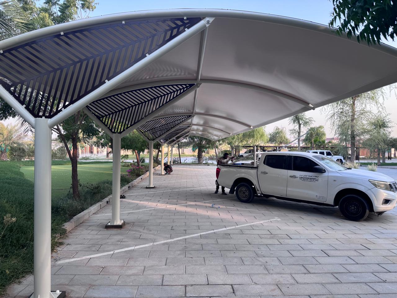 Car Parking Shades Suppliers in Dubai Investment Park 