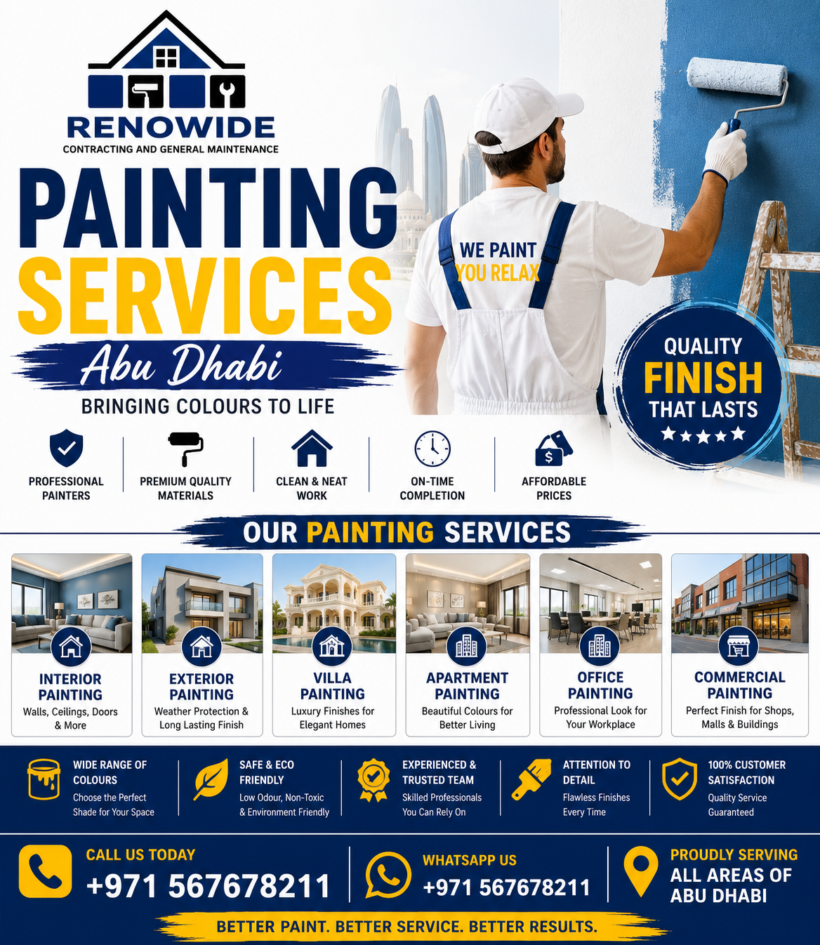 Painting services Abu Dhabi