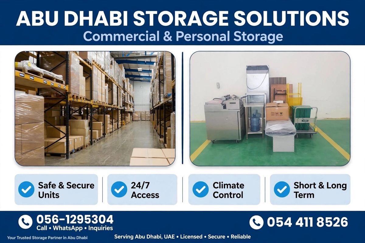 Abu Dhabi storage solutions for commercial and personal use