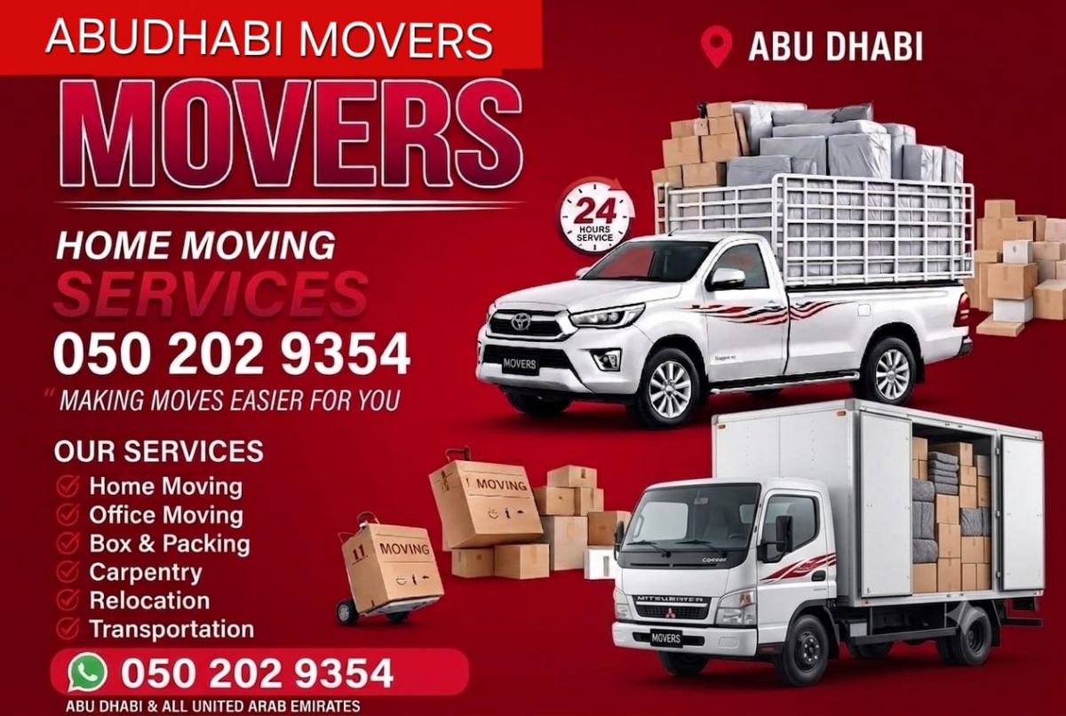 Carlift pickup movers abu dhabi Shifting moving 