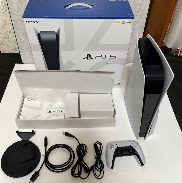 Sony PlayStation 5 console with accessories