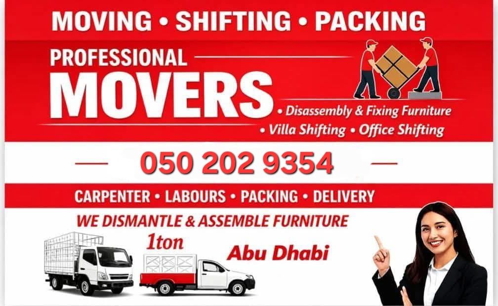 Movers pickup Abu Dhabi 