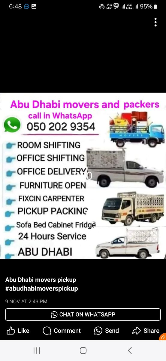 Pickup carlift movers Abu Dhabi 