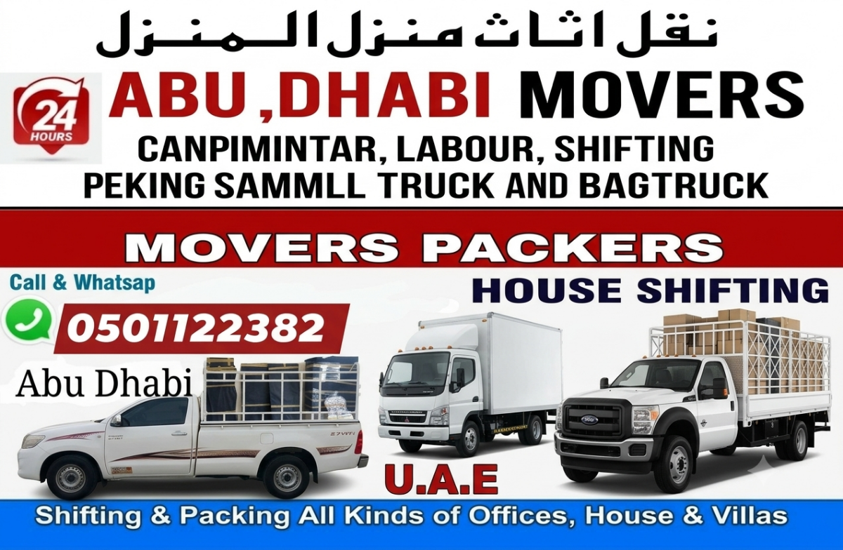 Abu Dhabi Movers - House Shifting Service salam 