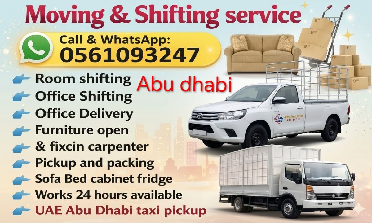 Moving and shifting service in Abu Dhabi