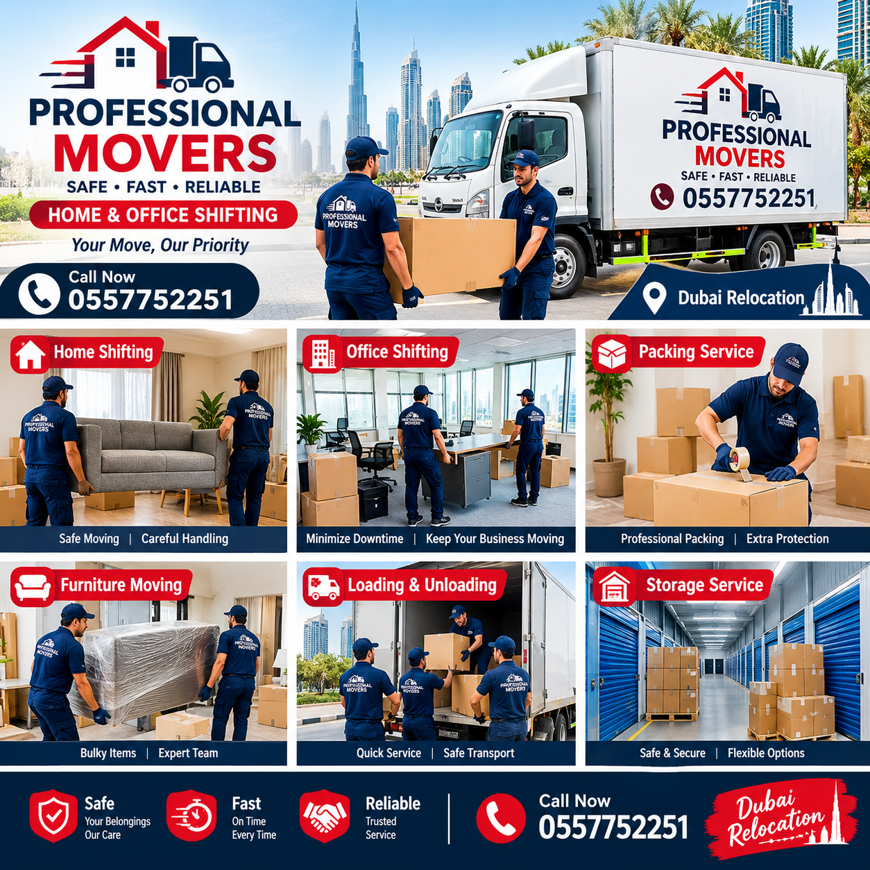 Professional movers and packers services