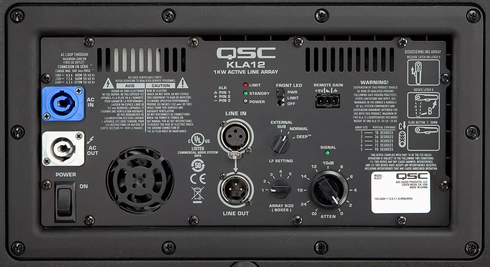 QSC KLA12 Active Line Array Speaker - Image 4