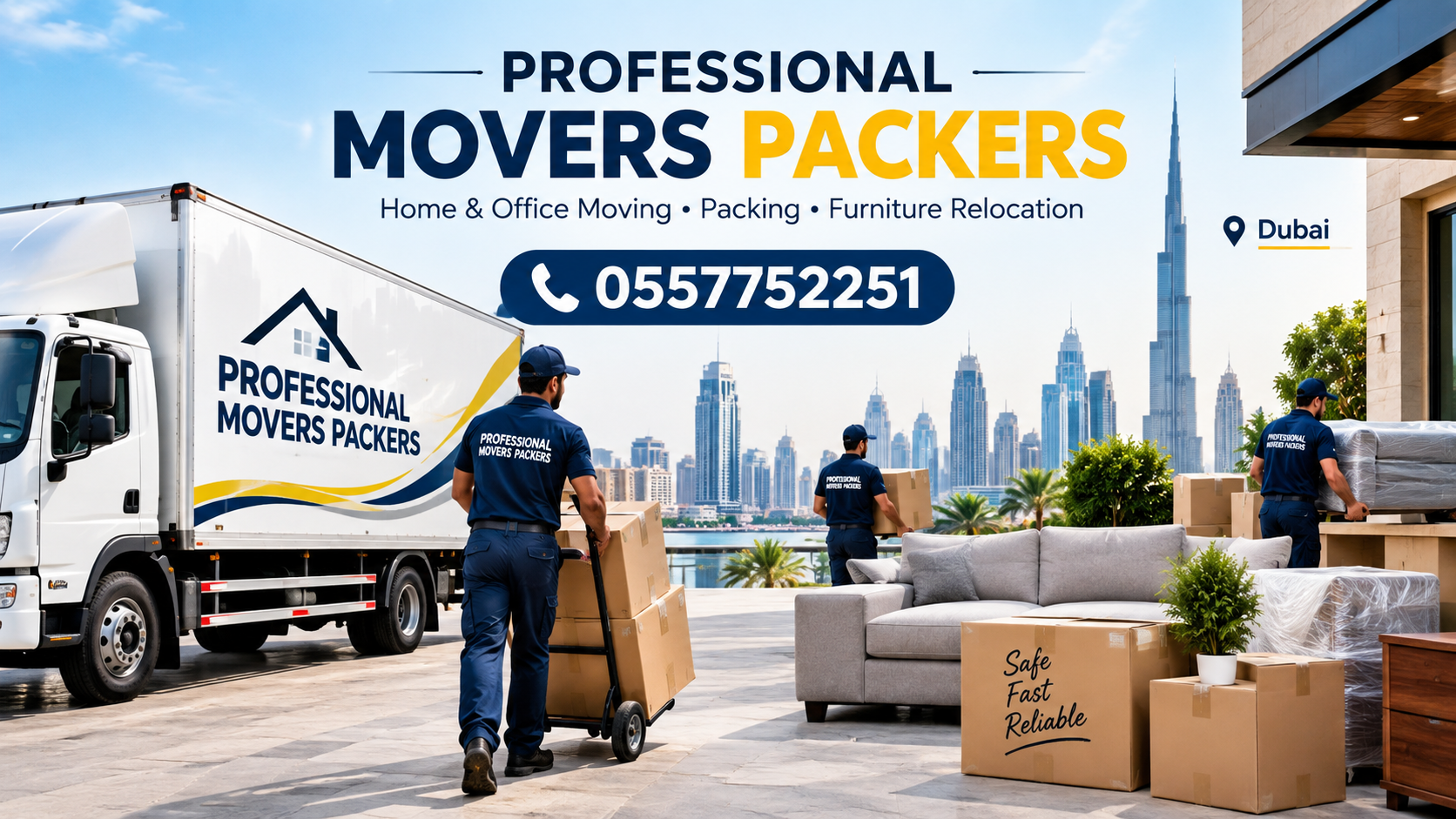 Professional movers and packers services