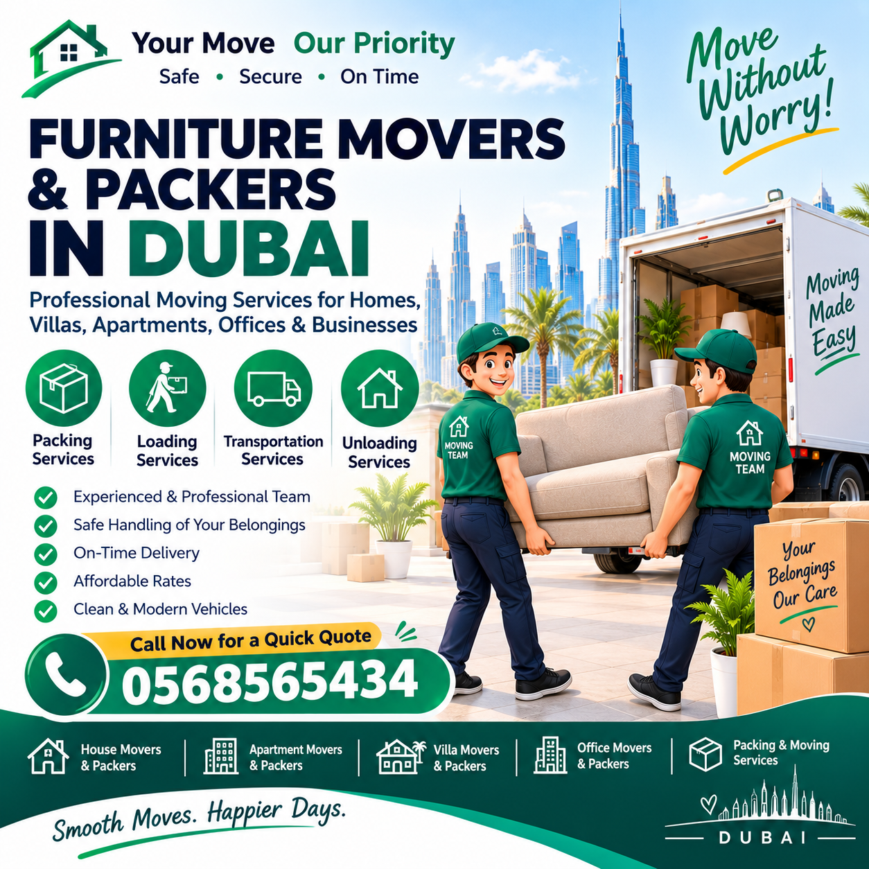 Office Movers & Packers Dubai | Professional Office Relocation