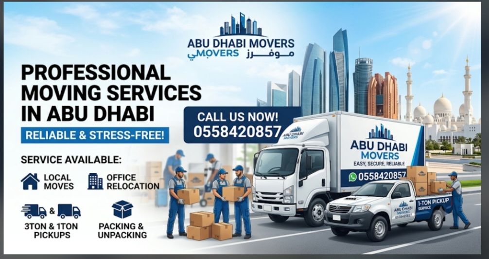 Professional moving services in Abu Dhabi