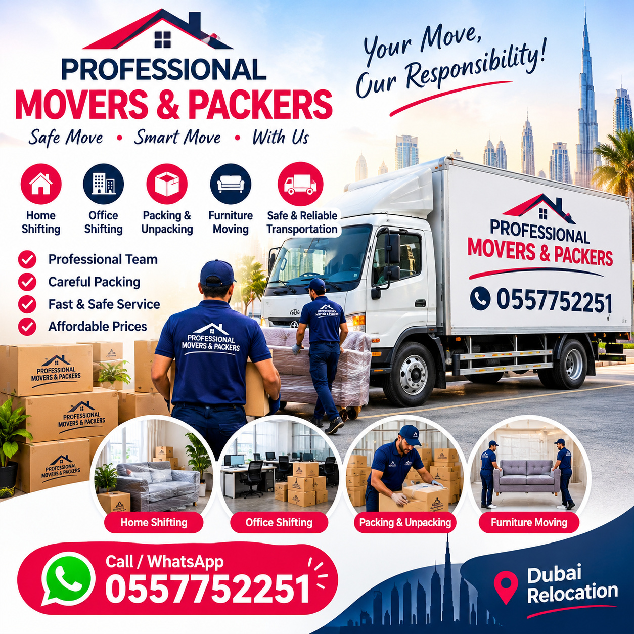 Professional movers and packers services