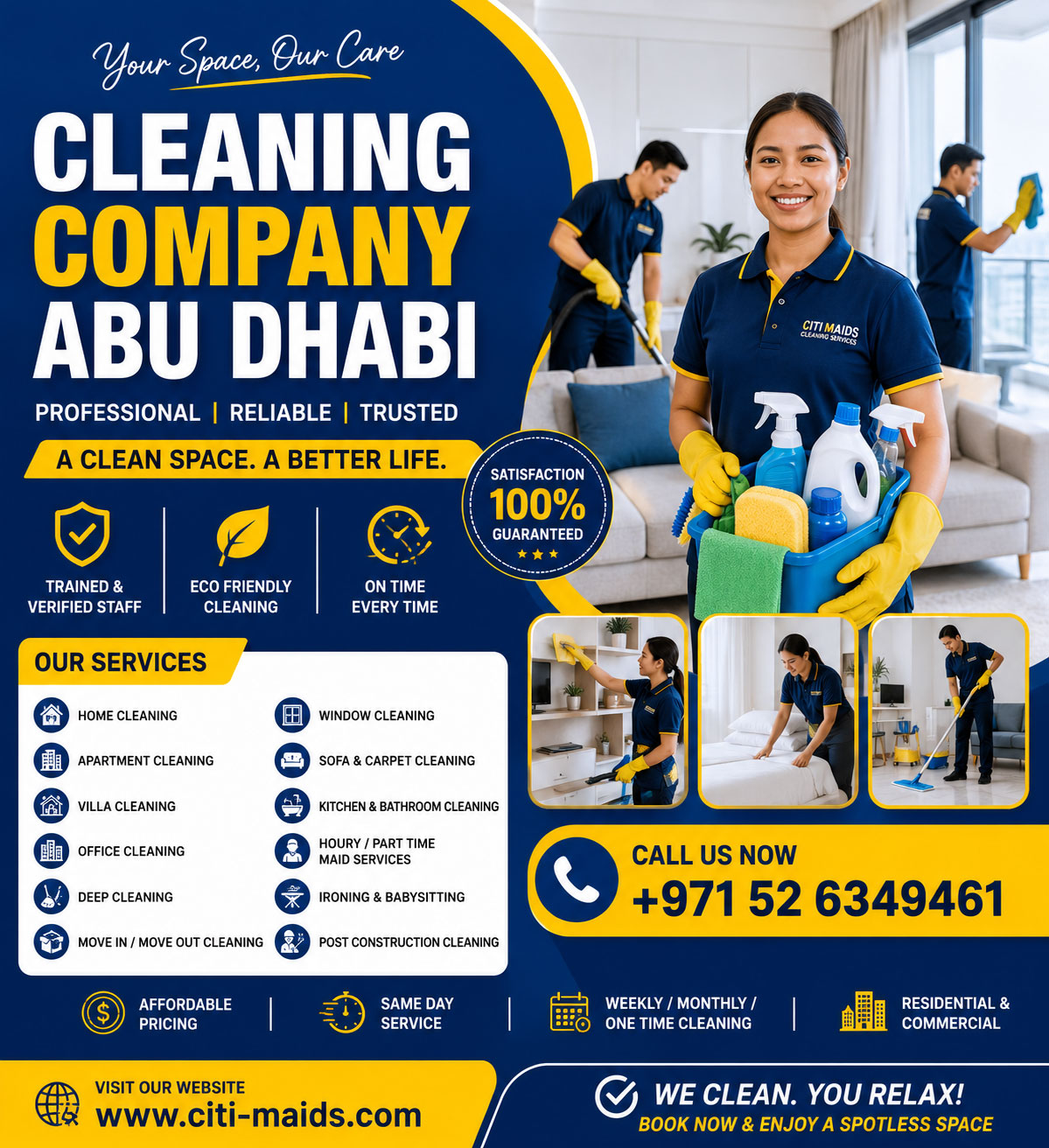 Cleaning company in Abu Dhabi