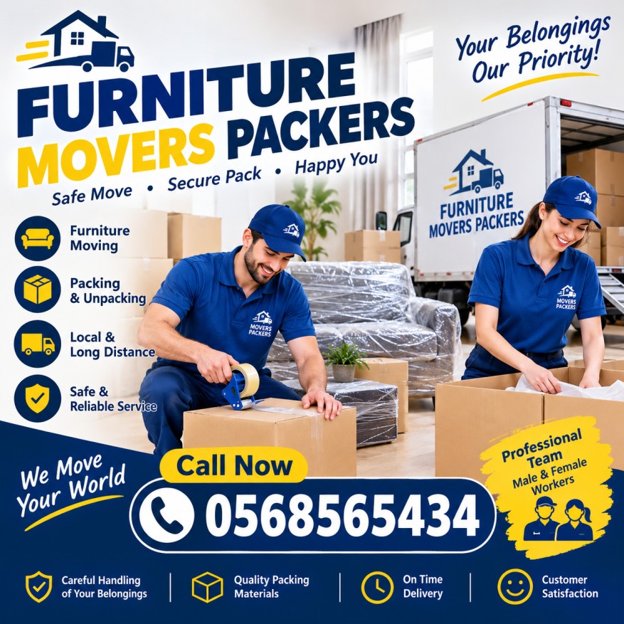 Professional Furniture Movers & Packers | Safe & Reliable Moving Services