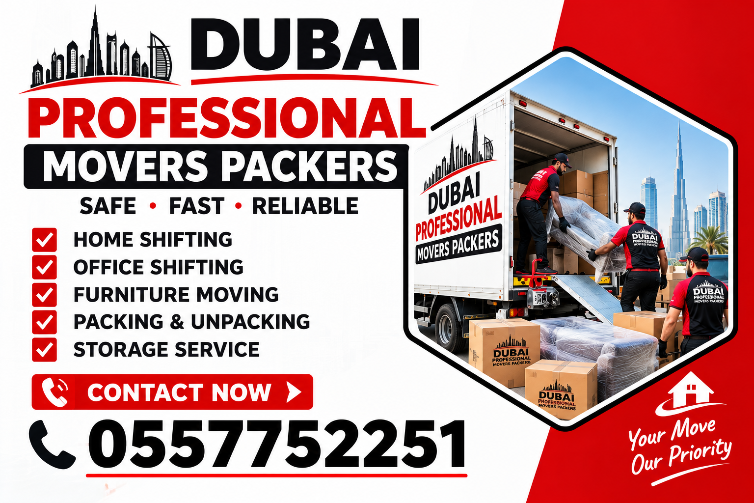Professional movers and packers in Dubai