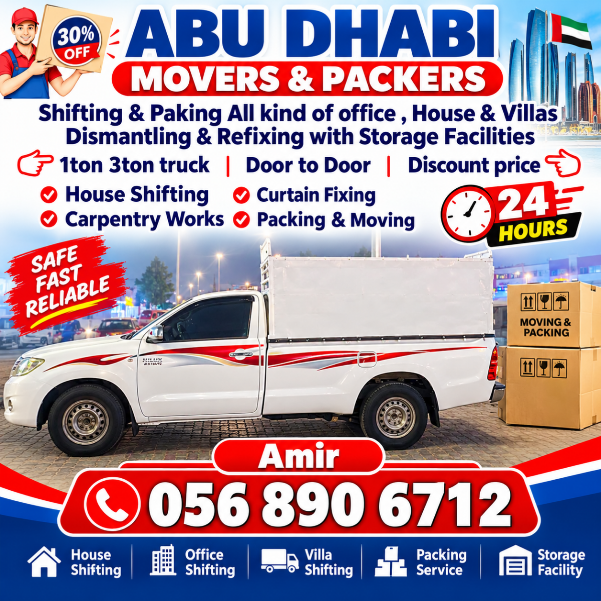 Abu Dhabi movers and packers service