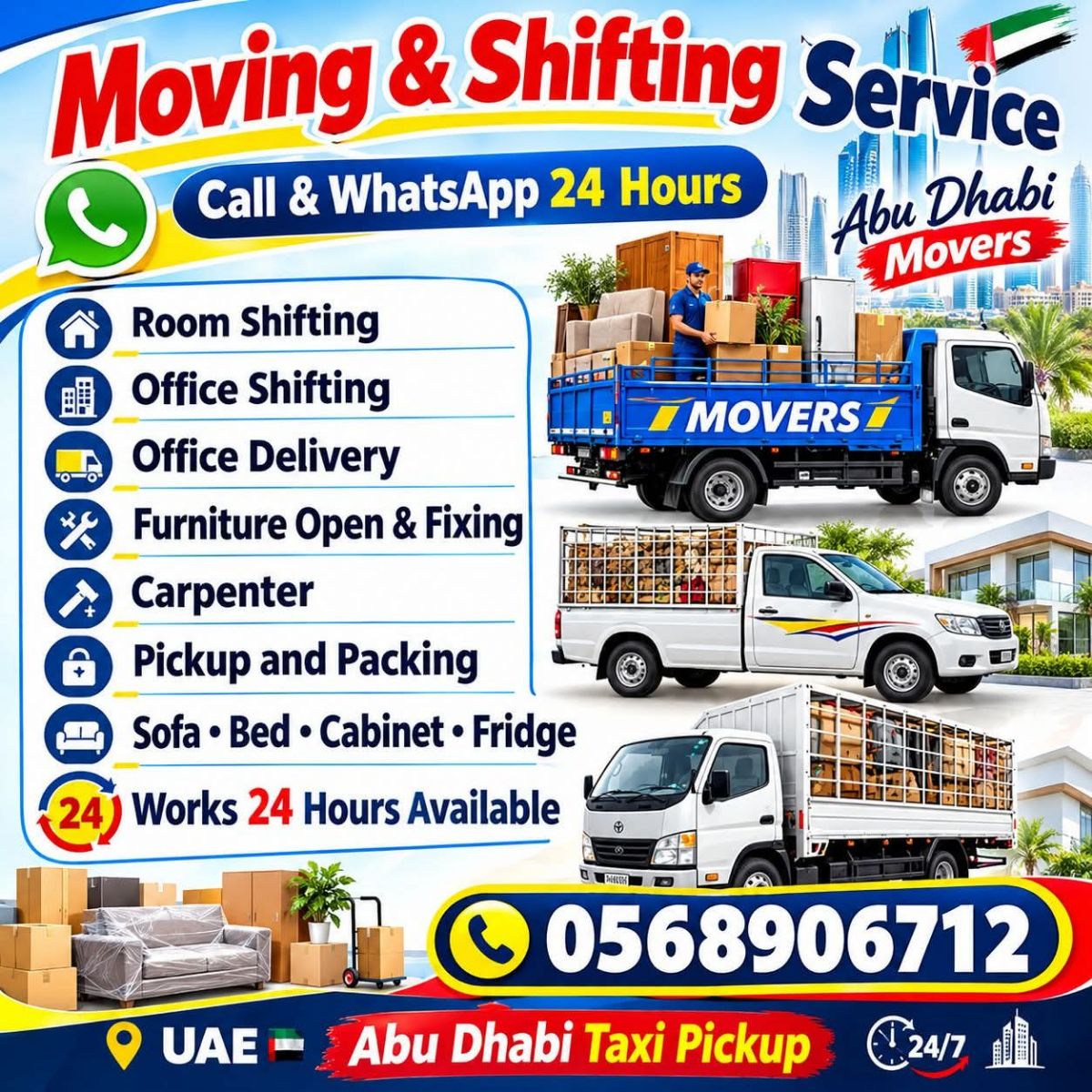 Abu Dhabi movers and packers service