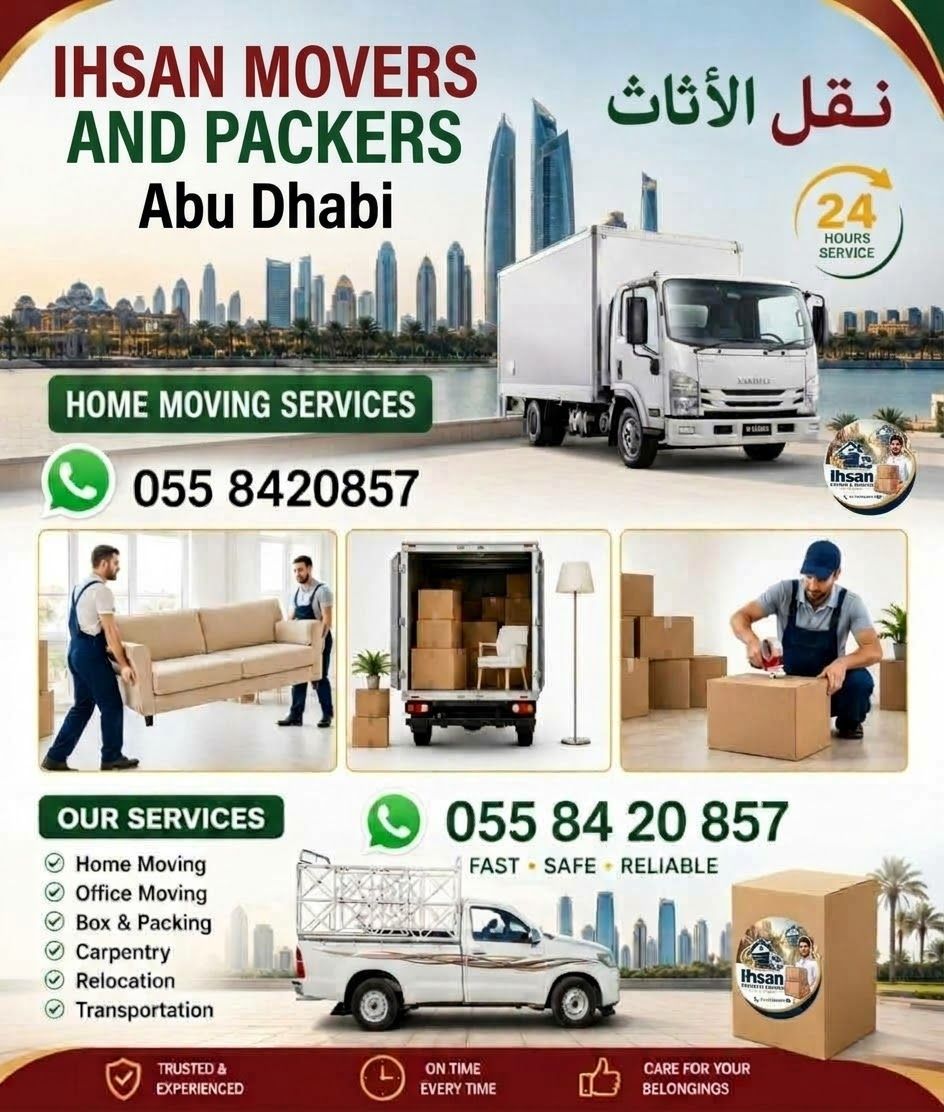Ihsan Movers and Packers in Abu Dhabi