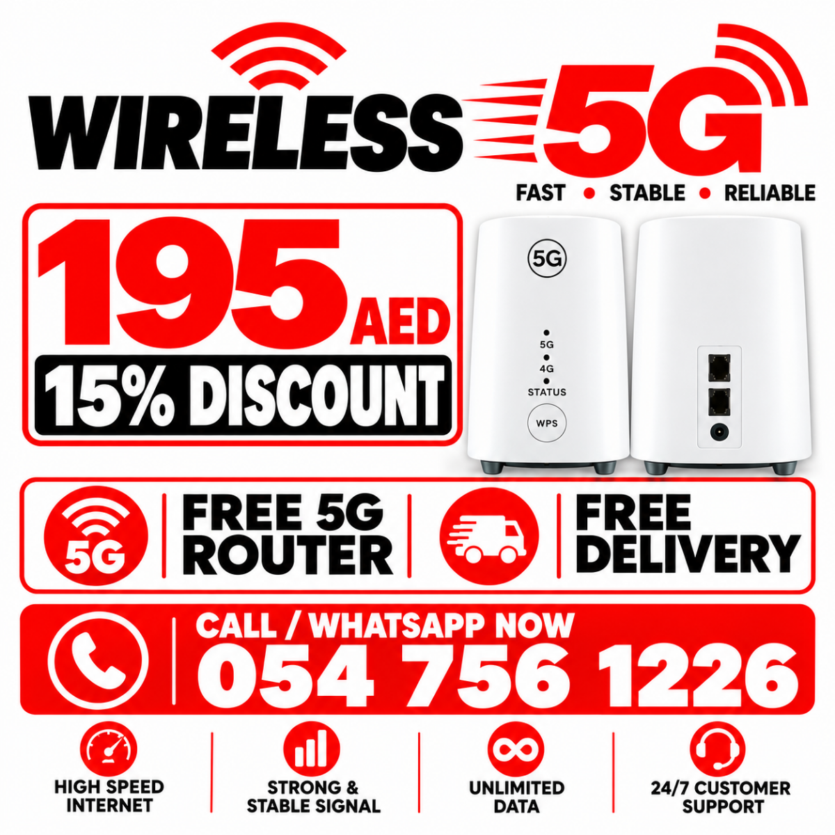 Etisalat home wireless advance 5G