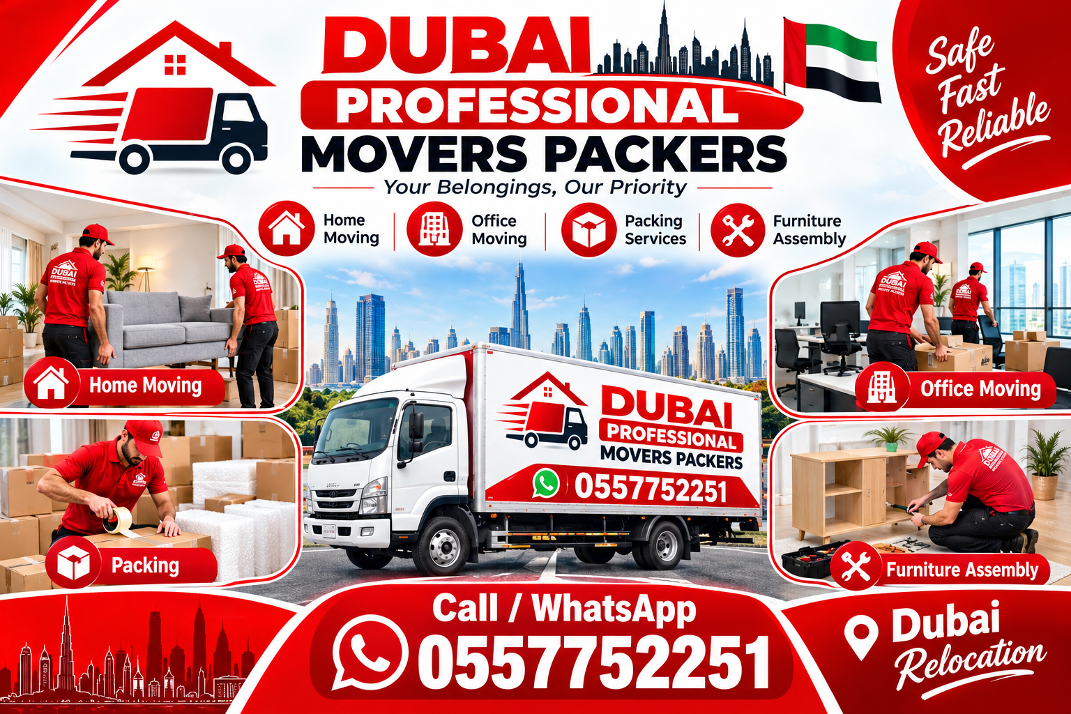 Dubai professional movers packers 