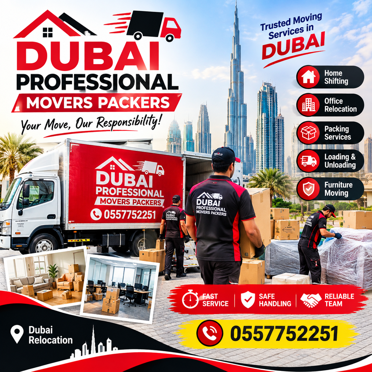 Dubai professional movers packers