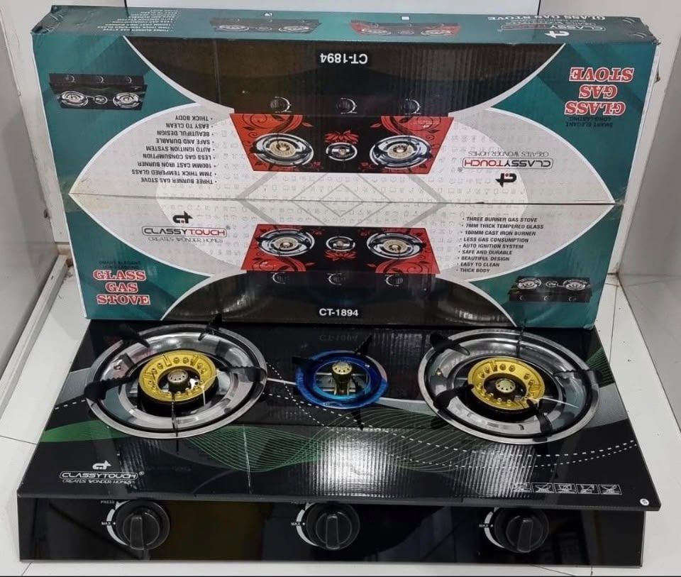 Classy touch glass gas stove CT-1894