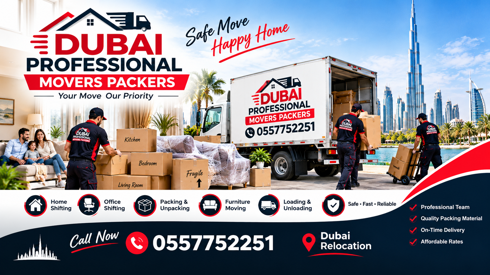 Dubai professional movers packers 