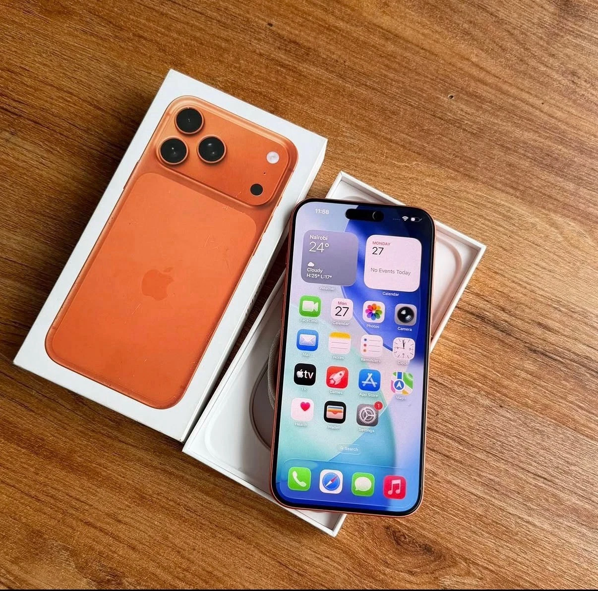 Apple iPhone 17 Pro Max 2TB in orange color - Image 3