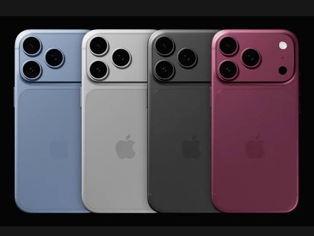Apple iPhone 18 Pro 2TB models in various colors