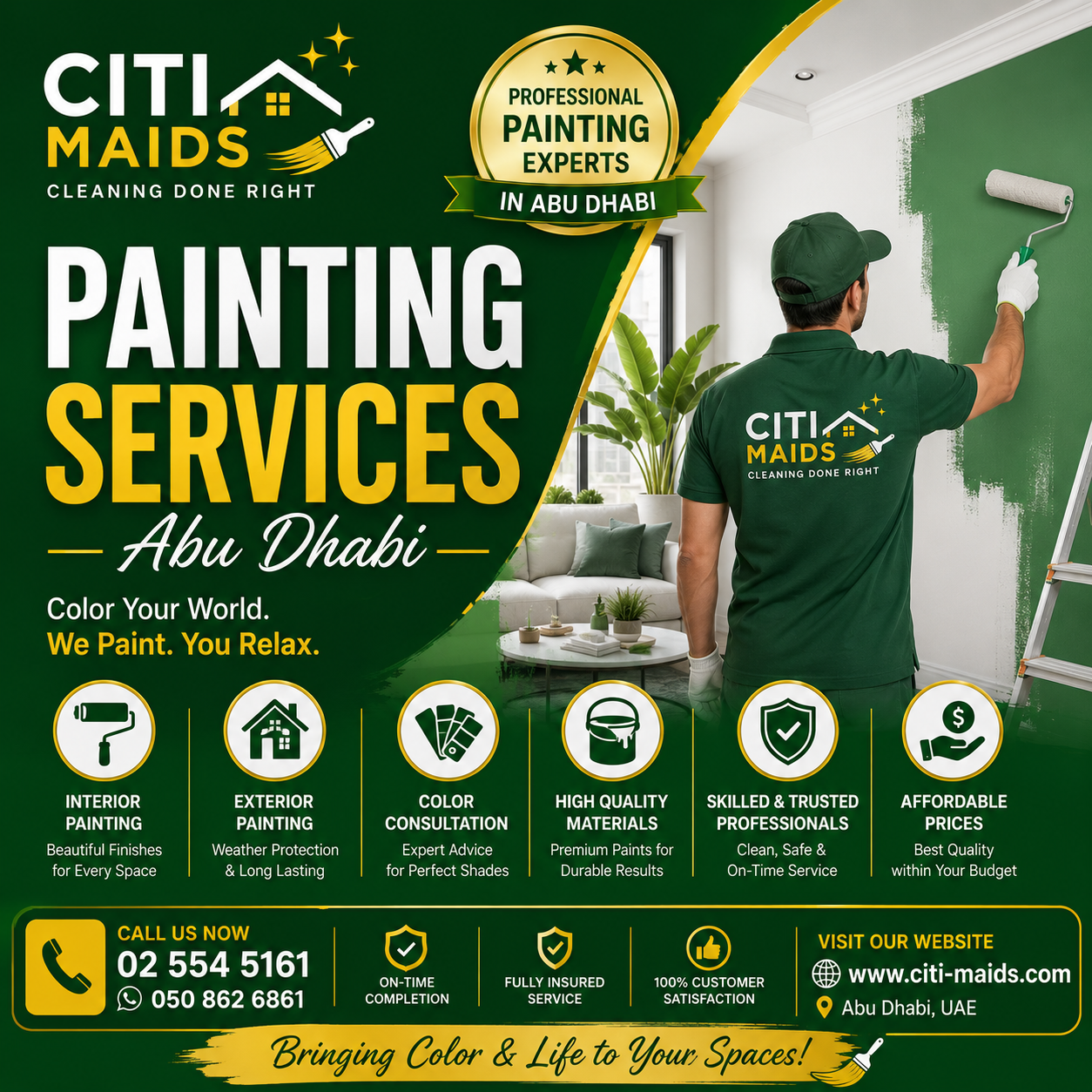 Home Painting Services Abu Dhabi: Professional Solutions to Refresh Your Living Space