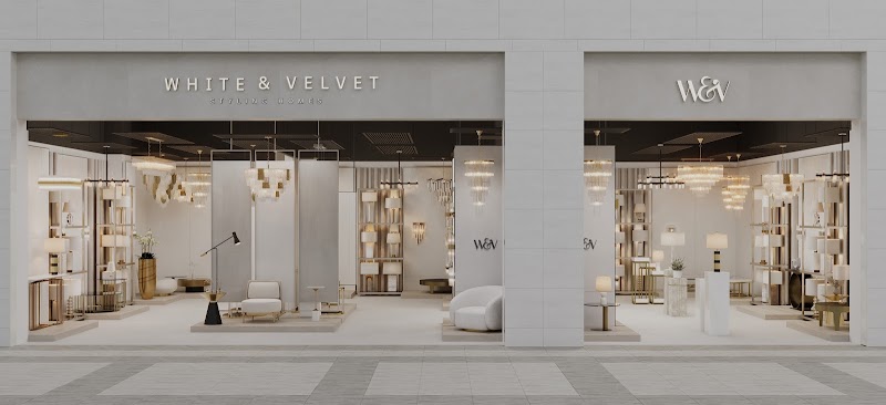 White & Velvet - Dubai Hills Mall — Home Decor Lighting in Sharjah, Al Nahda
