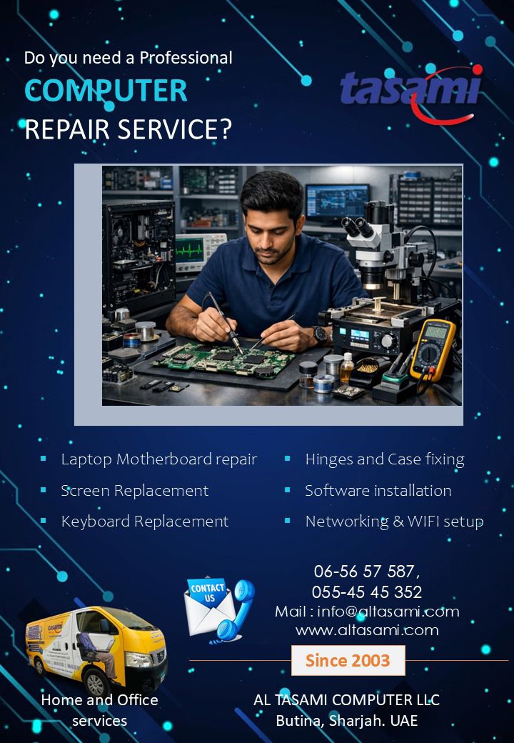 Al Tasami Computer L.L.C. — Laptops Desktops Accessories in Sharjah, Al Nahda - Image 2