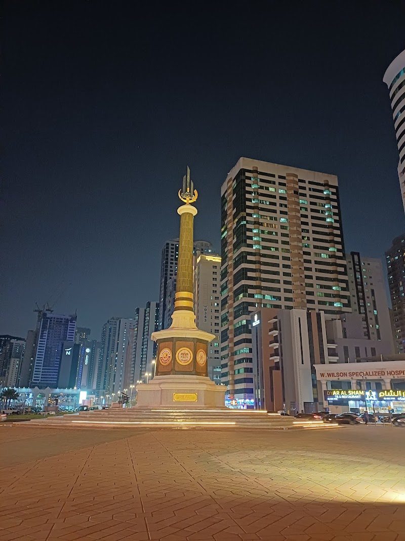Al Taawun Roundabout — Cars in Sharjah, Al Taawun