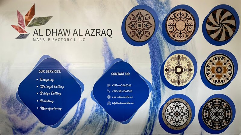 AL DHAW AL AZRAQ MARBLE FACTORY L.L.C — Tiles Marble Granite in Sharjah, Al Taawun
