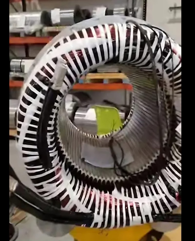 MEGA POWER ELECT. MOTOR TURNING — Water Pumps Motors in Sharjah, Al Taawun