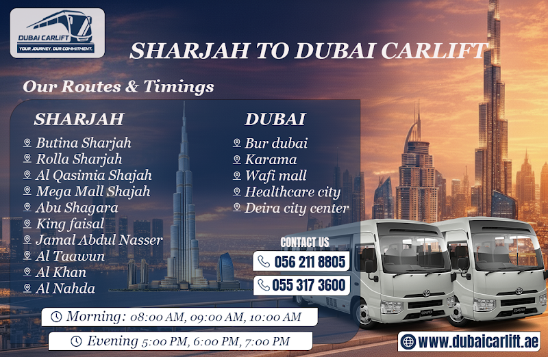 Sharjah to Dubai CarLift — Vehicle Services in Sharjah, Al Taawun
