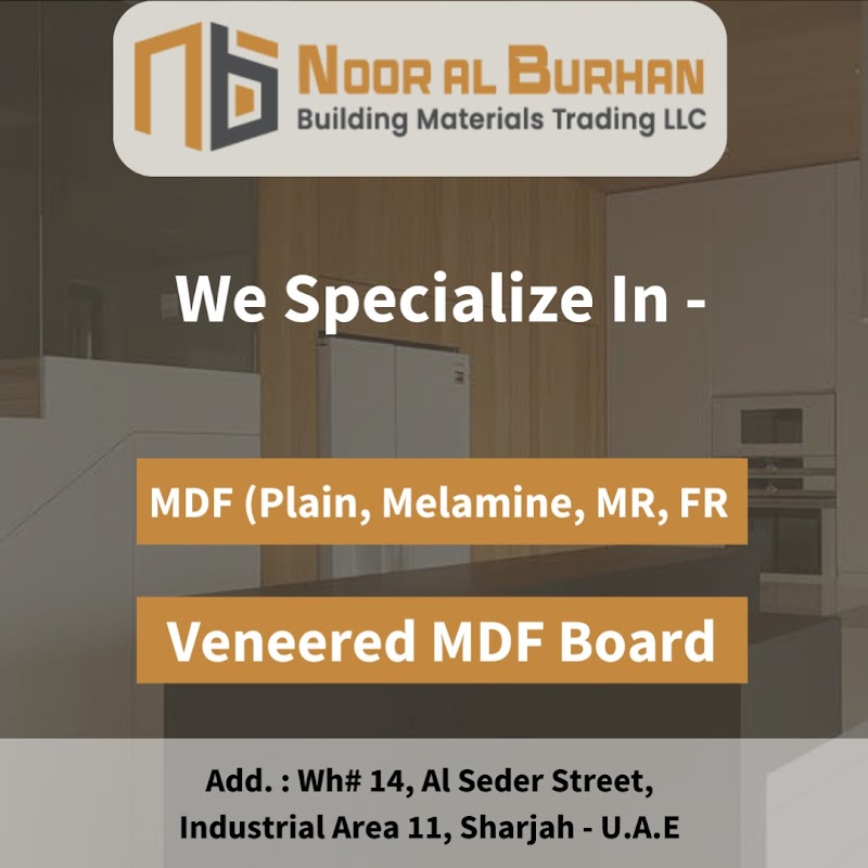 Noor Al Burhan Bldg Mat Tr L.L.C — Doors Windows Frames in Sharjah, Al Khan